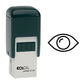 Eye - Loyalty Card Rubber Stamp - 11mm x 11mm Impression