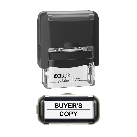 Buyer's Copy Stamp, 37 x 12mm, COLOP C20