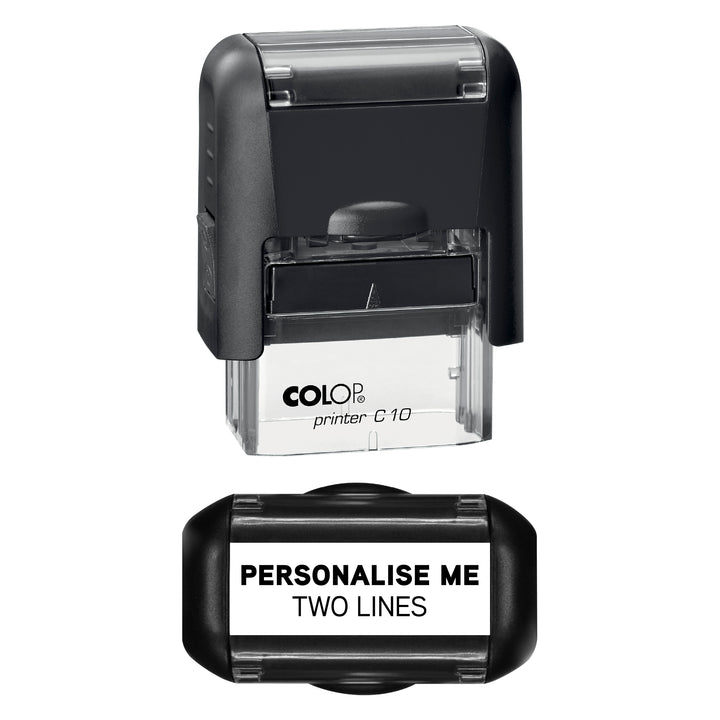 Personalised text stamp, 26 x 9mm