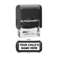 School Uniform Clothing Marker Rubber Stamp - 38mm x 14mm - Self Inking