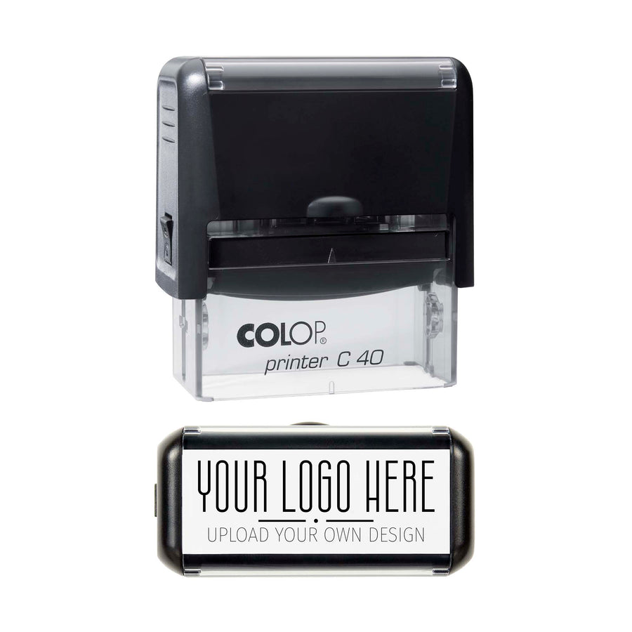 Custom Logo Stamp - Personalised - Upload Your Logo - 58mm x 22mm