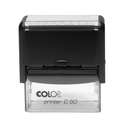 UV Security Stamp with Invisible UV Ink | Custom Personalised Stamp for Asset Marking, Property Identification, Anti-Theft Security & Document Verification | COLOP Printer C50