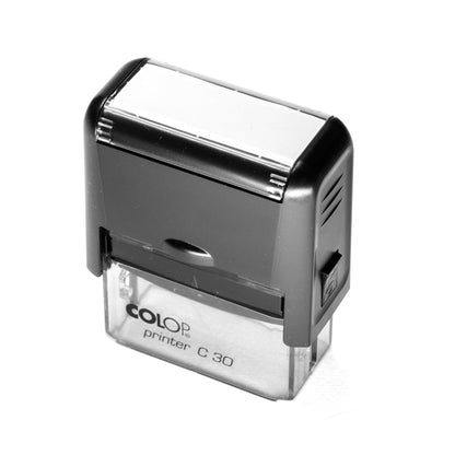 CD Balance Check / Checked and Verified by - Self - Inking Rubber Stamp 48mm x 18mm