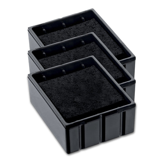 COLOP E/Q12 Replacement Ink Pads – Pack of 3 EQ12 Refill Pads Compatible with Printer Q 12