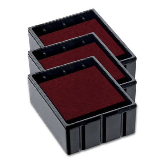 COLOP E/Q12 Replacement Ink Pads – Pack of 3 EQ12 Refill Pads Compatible with Printer Q 12