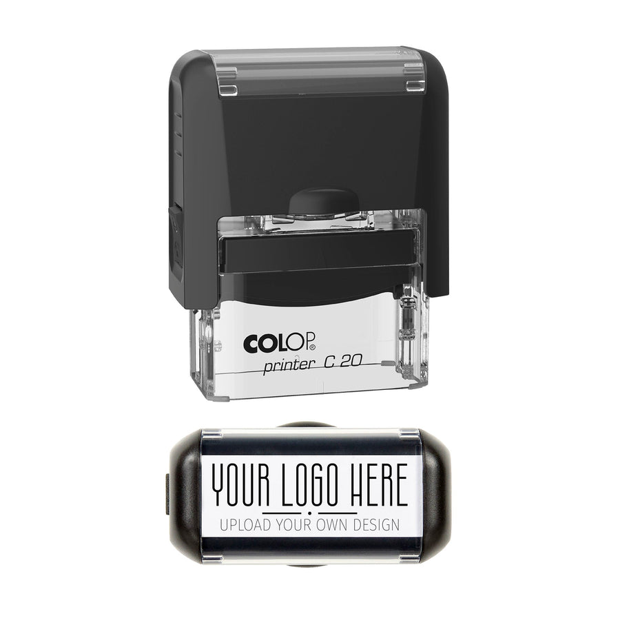 Custom Logo Stamp - Personalised - Upload Your Logo - 37mm x 12mm