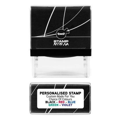 Custom Logo Stamp - Personalised - Upload Your Logo - 45mm x 18mm