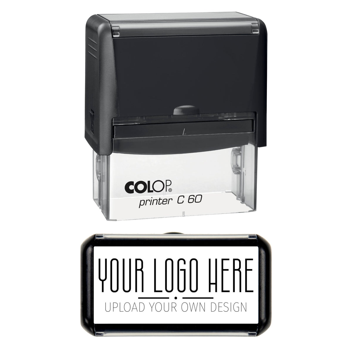 Custom Logo Stamp - Personalised - Upload Your Logo - 77mm x 36mm