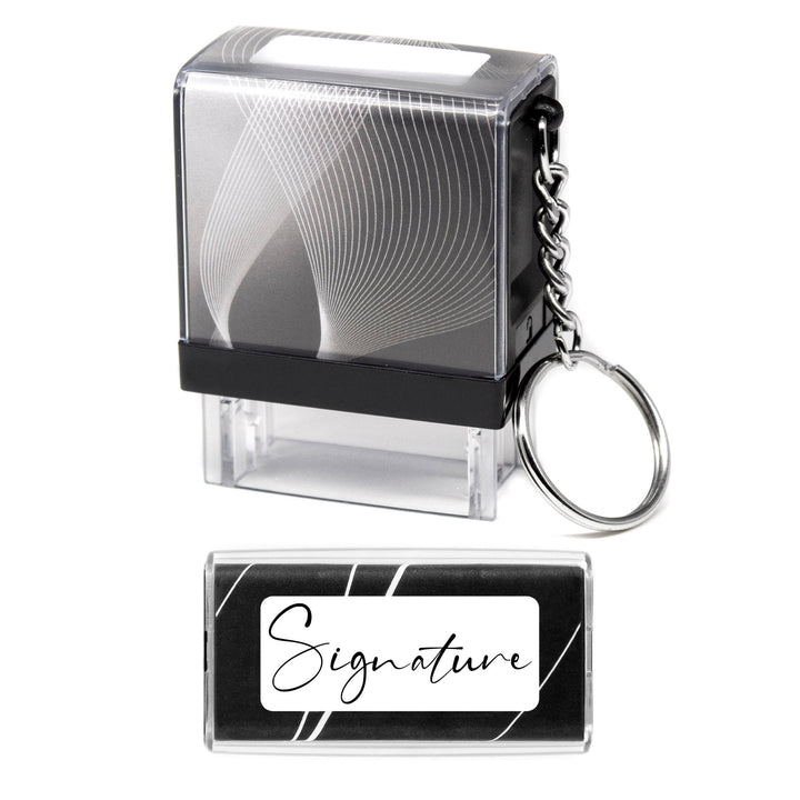 Custom signature stamp, 26 x 9mm