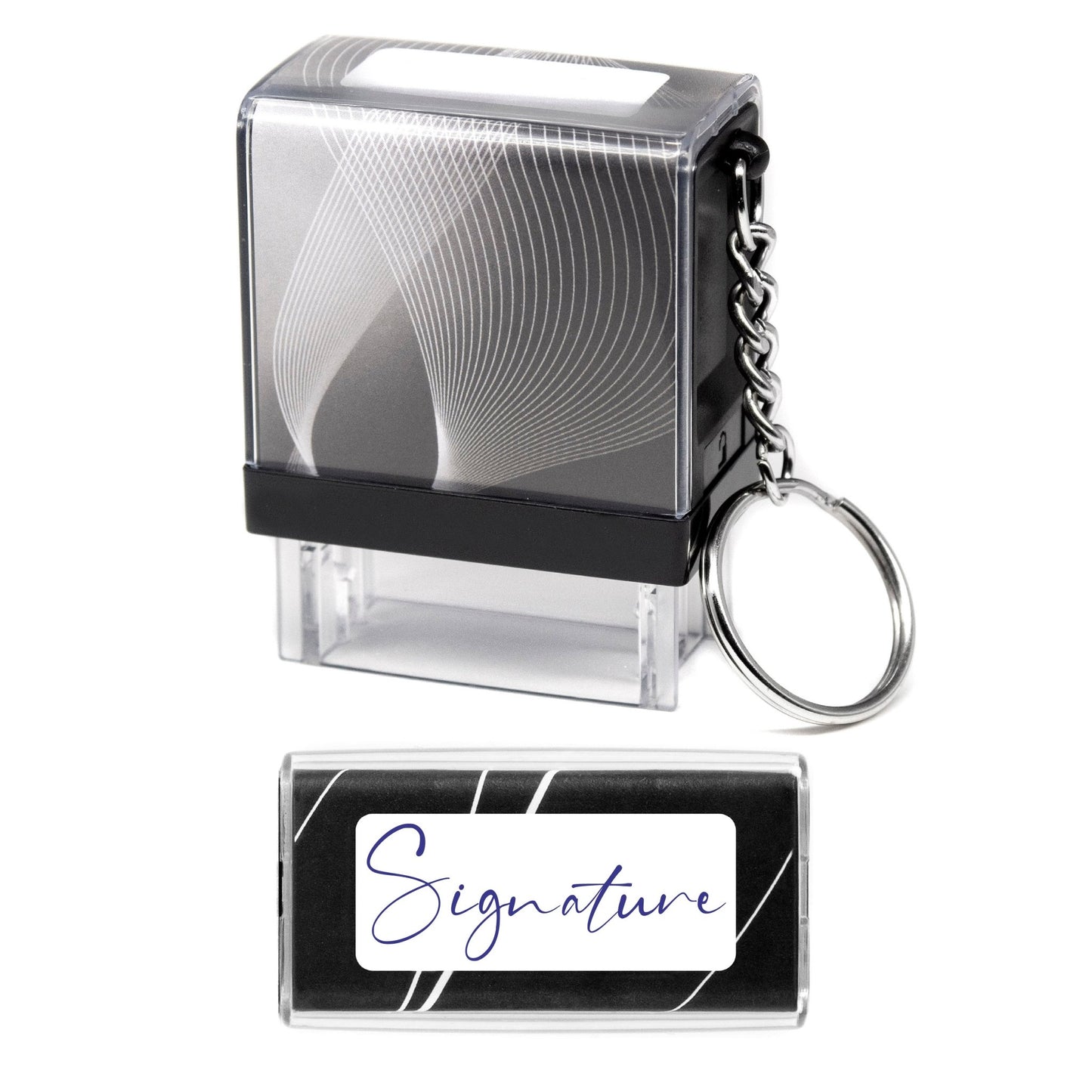 Custom Self - Inking Signature Stamp - Upload Your Signature - 26mm x 9mm