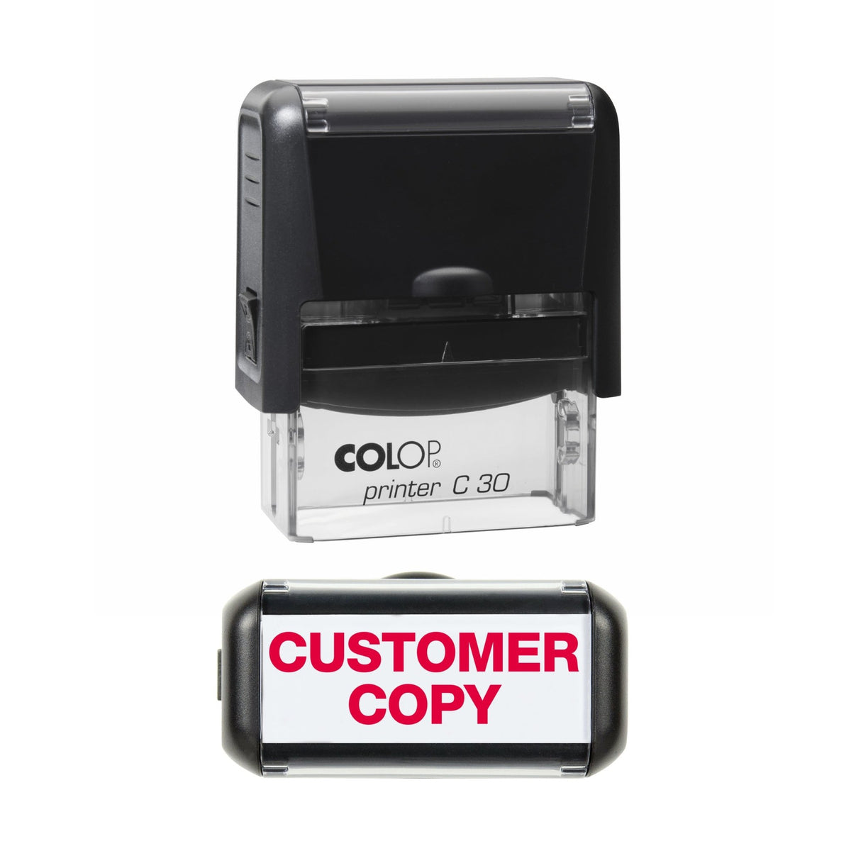 Customer Copy - 45mm x 15mm Impression
