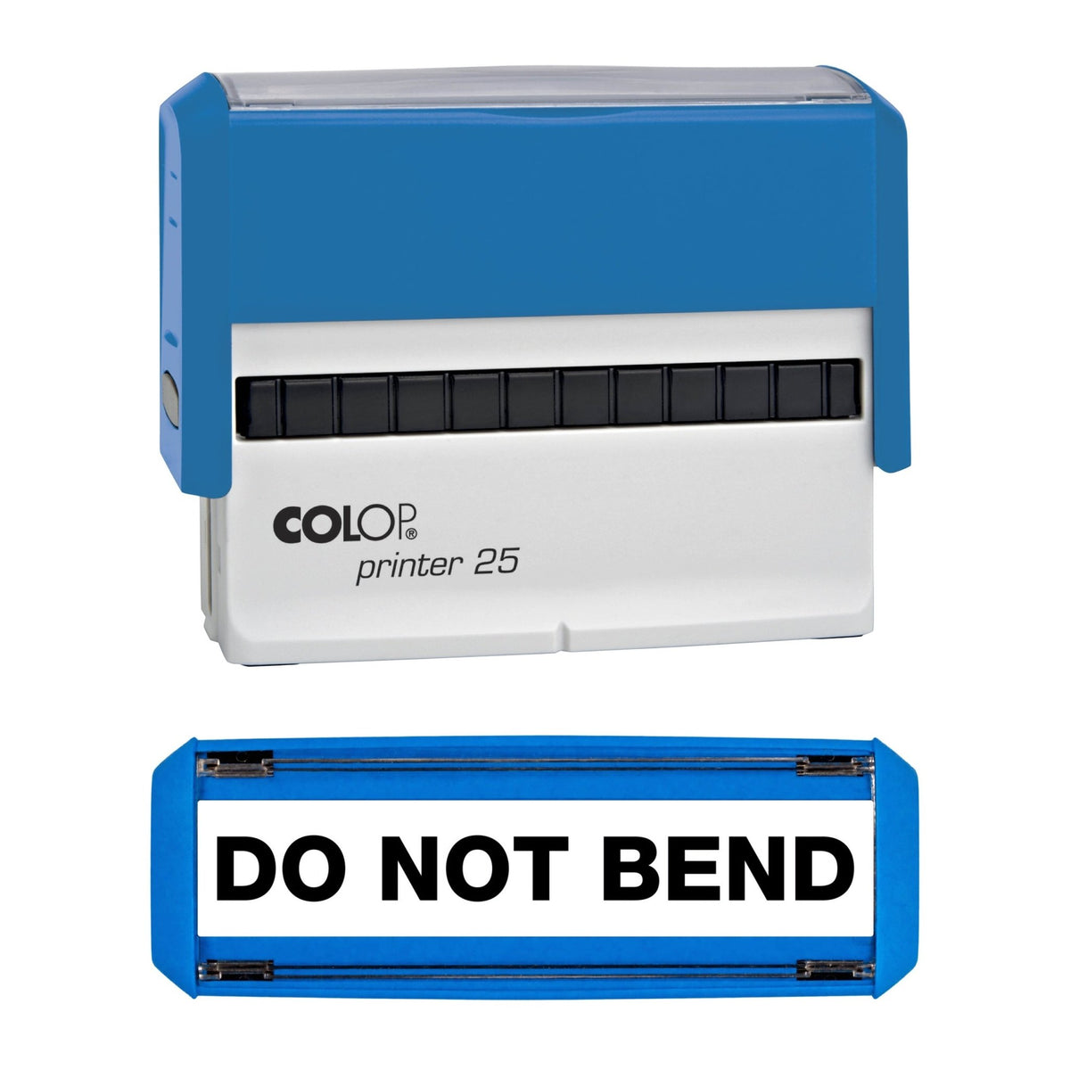 Do Not Bend - Rubber Stamp - COLOP P25 - 75mm x 8mm Impression