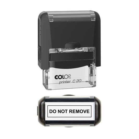 Do Not Remove Stock Stamp, 37 x 12mm, COLOP C20