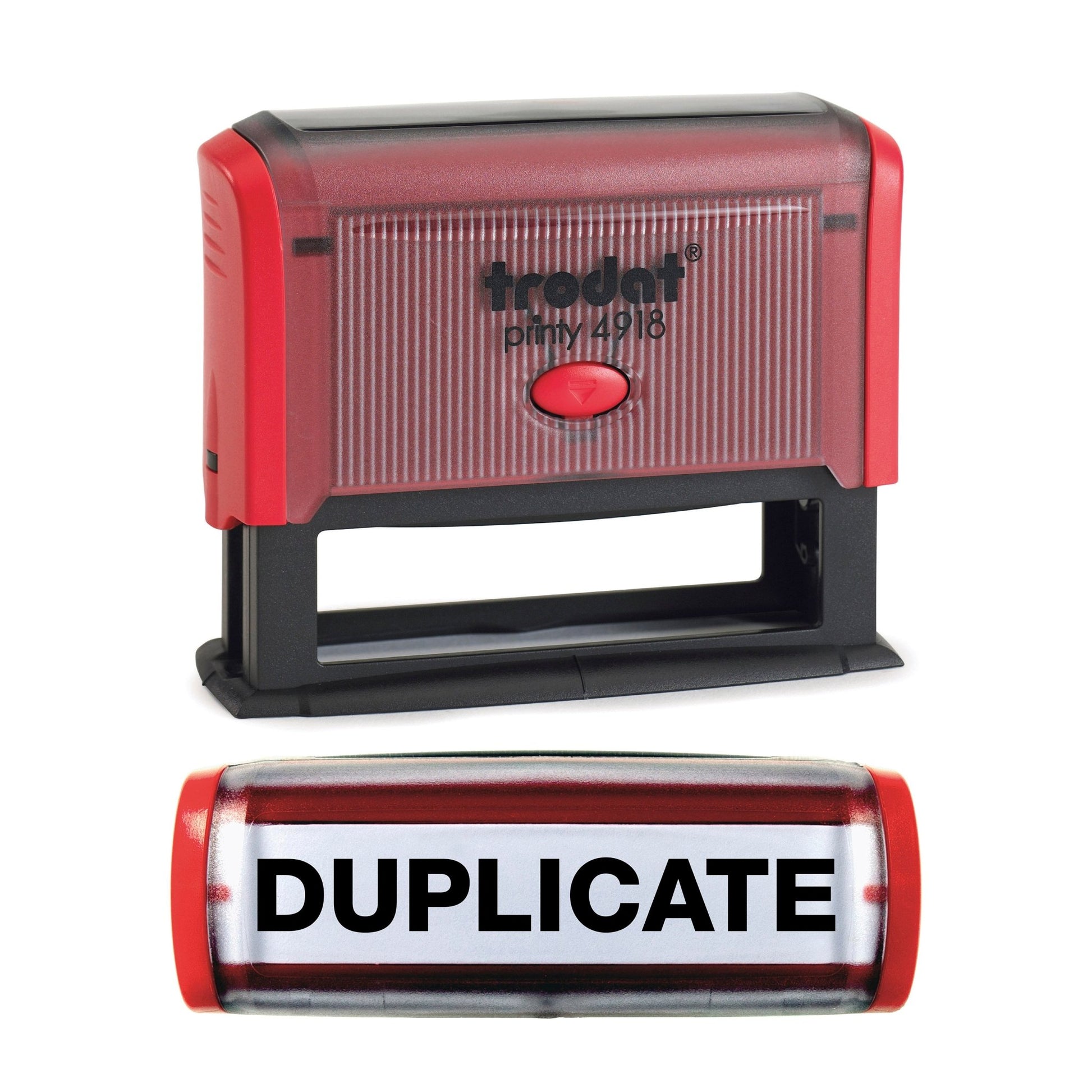 Duplicate - Rubber Stamp - Trodat 4918 - 75mm x 8mm Impression