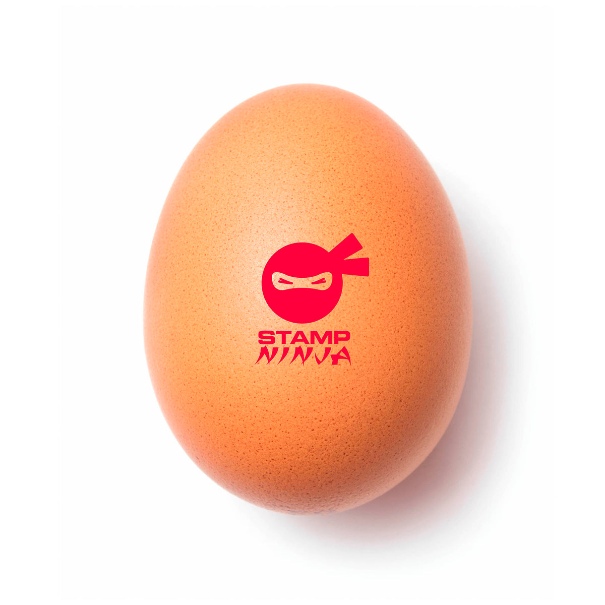 Egg marked using red egg marking ink