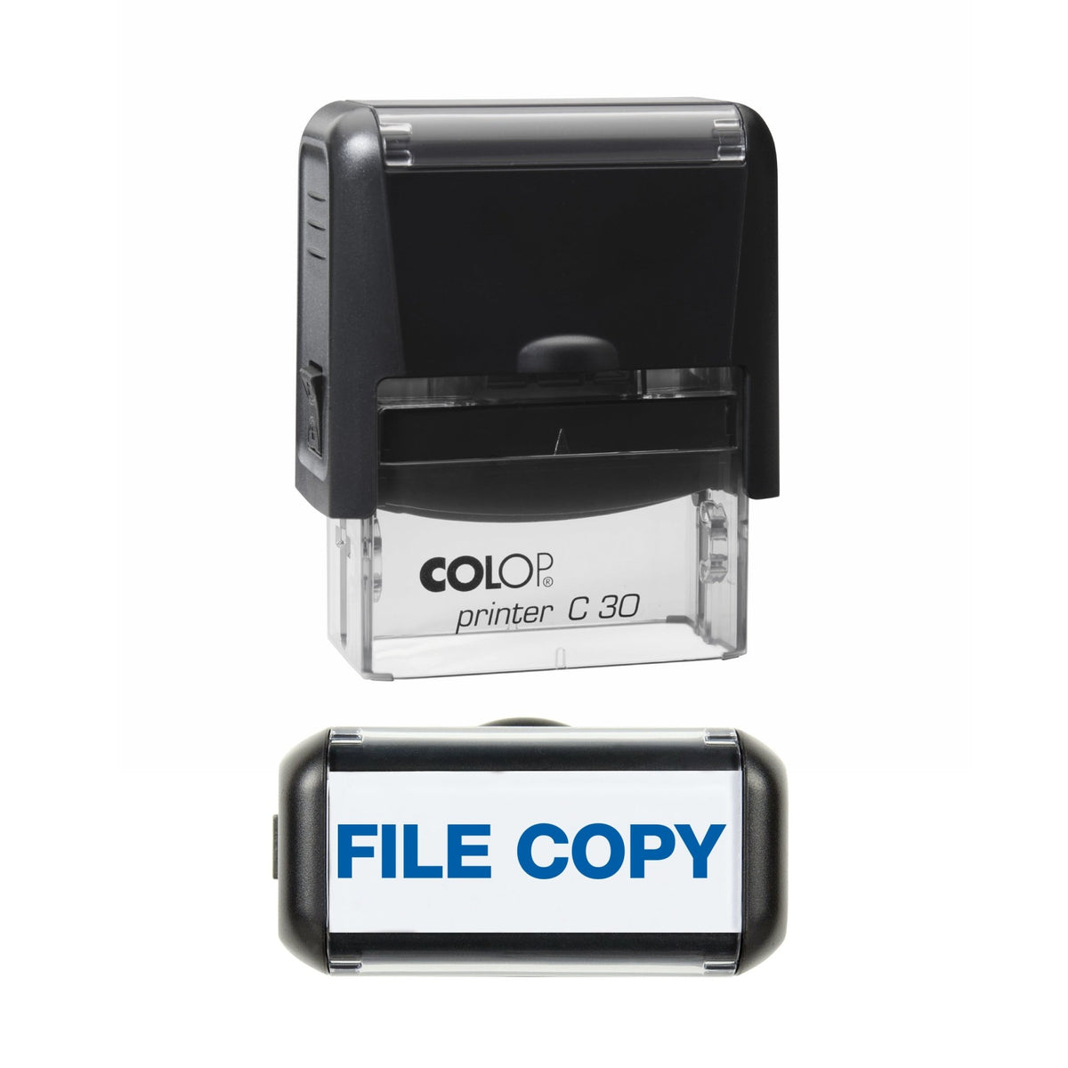 File Copy - Rubber Stamp - 45mm x 7mm Impression