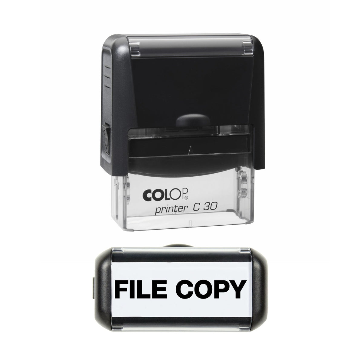 File Copy - Rubber Stamp - 45mm x 7mm Impression
