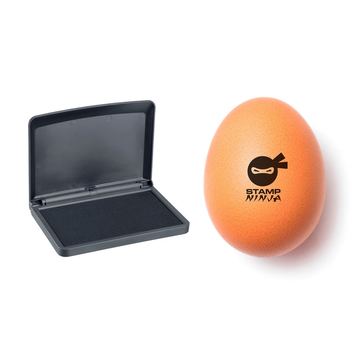 Food Safe Egg Marking Ink Pad for Hand Stamps – Non - Toxic Poultry & Chicken Egg Ink