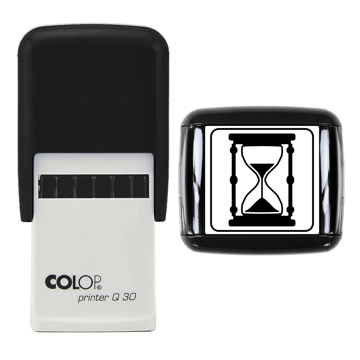 Hourglass Stamp, 30 x 30mm, COLOP Q30