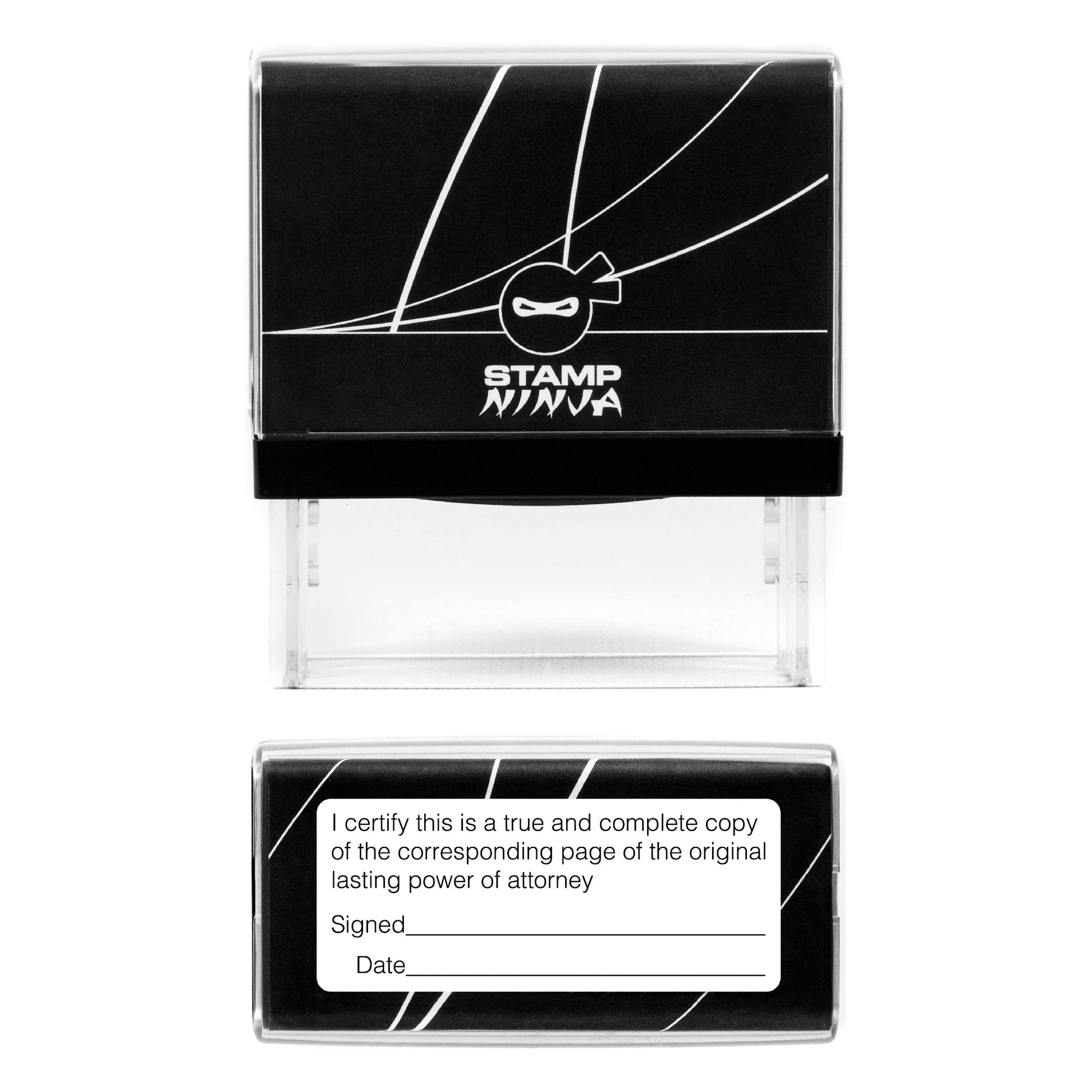 Original Certified Lasting Power of Attorney Rubber Stamp