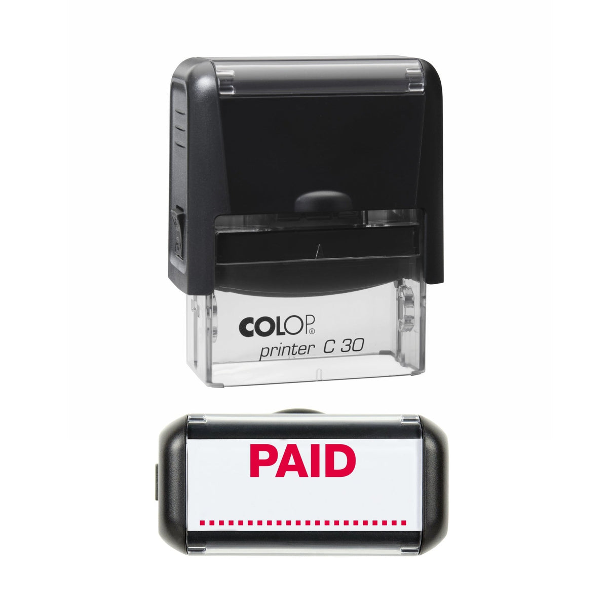 Paid Stamp, 45 x 18mm, COLOP C30