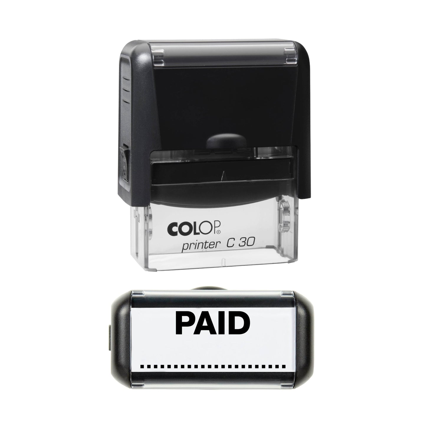 Paid - Rubber Stamp - 45mm x 17mm Impression