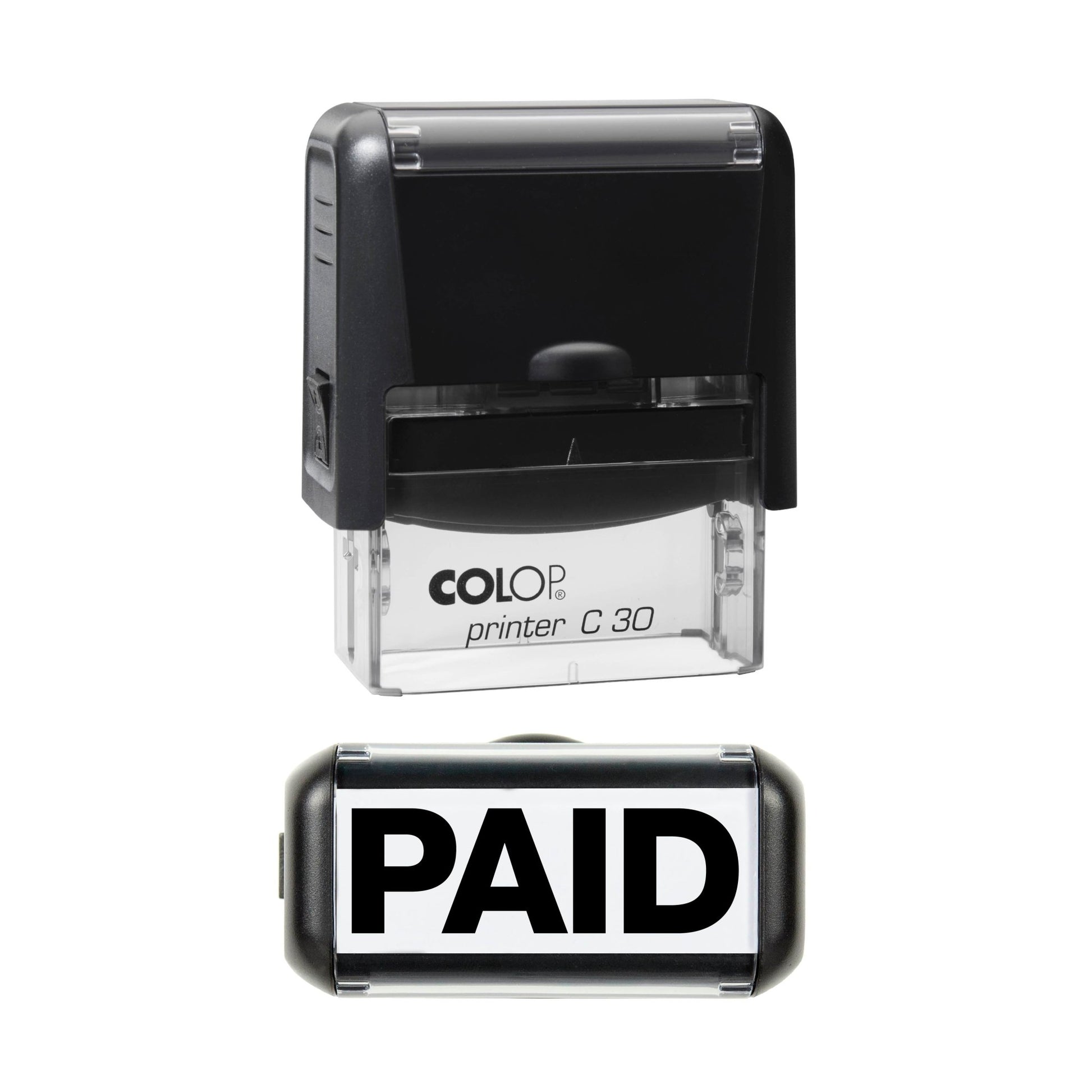Paid - Rubber Stamp - 45mm x 18mm Impression