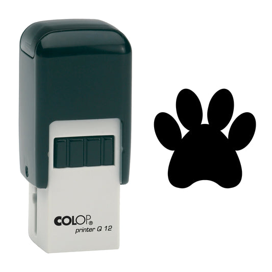 Paw - Loyalty Card Rubber Stamp - 11mm x 11mm Impression