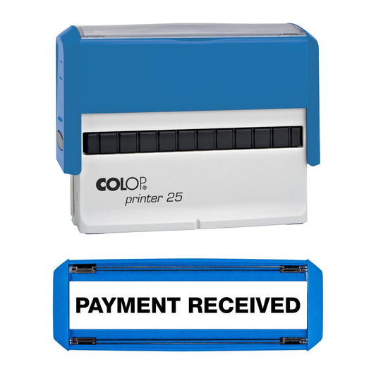 Payment Received - Rubber Stamp - COLOP P25 - 75mm x 6mm Impression