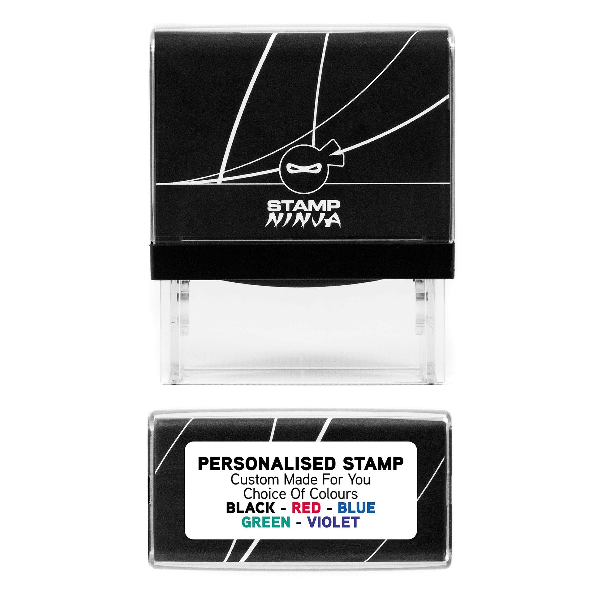 Personalised Custom Made Self - Inking Stamp - 48mm x 18mm
