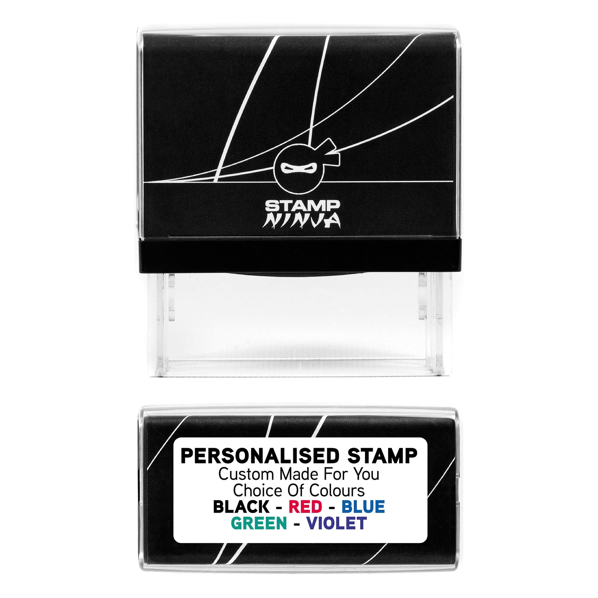 Personalised Custom Made Self - Inking Stamp - 58mm x 22mm