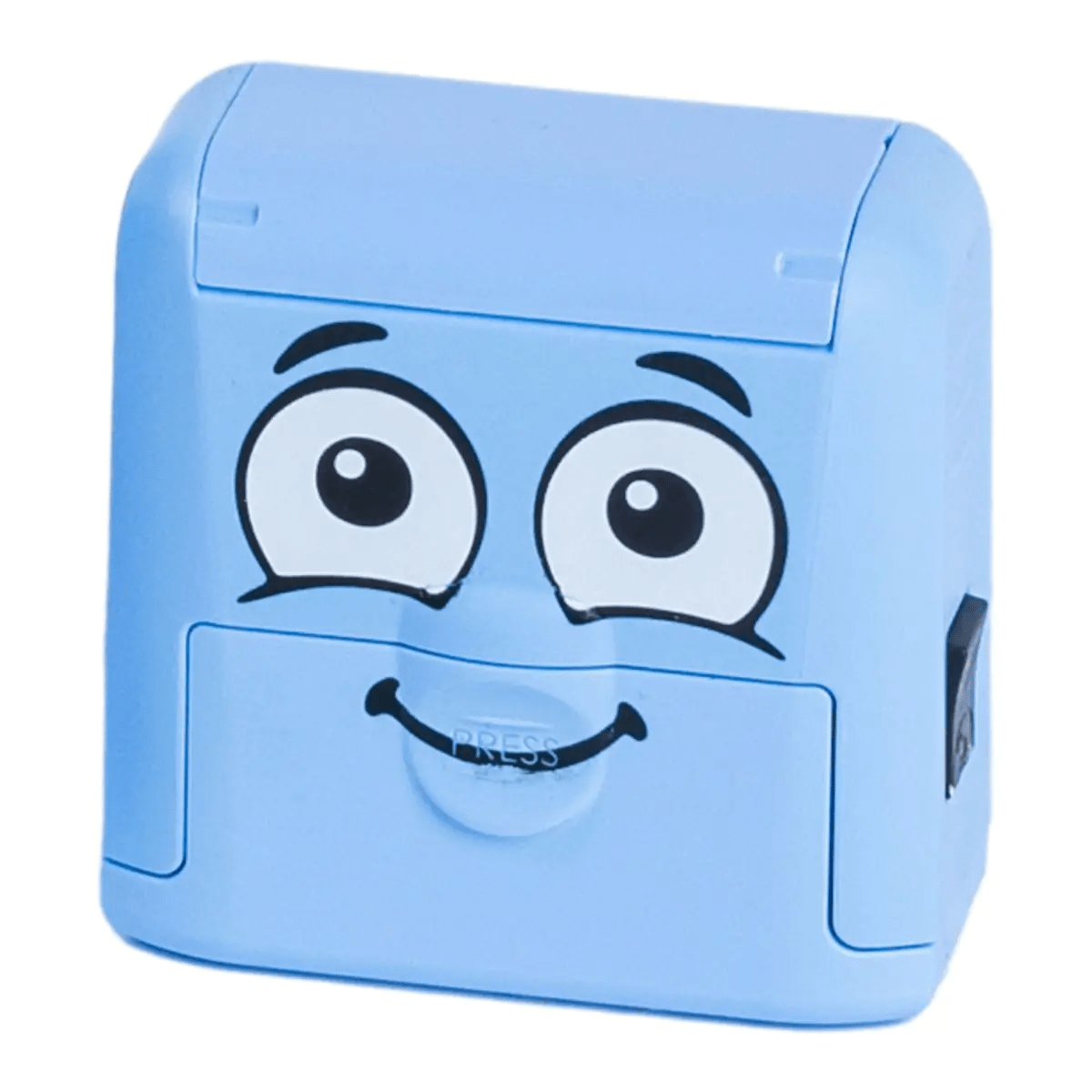 Marky blue personalised school uniform name stamp, 38 x 14mm textile stamp