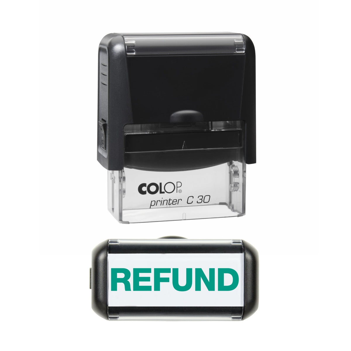 Refund - Rubber Stamp - 45mm x 6mm Impression
