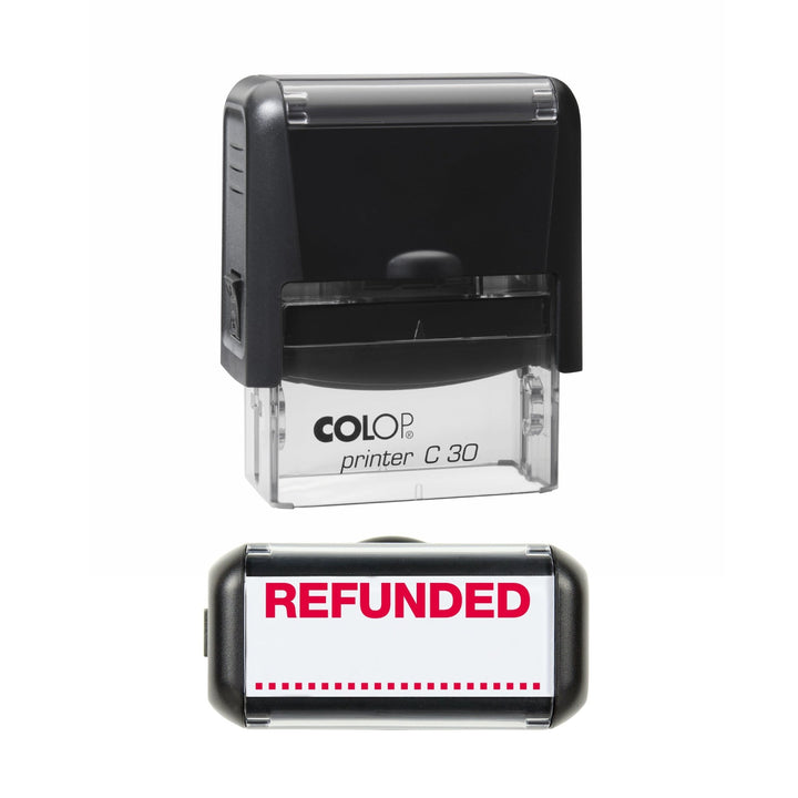 Refunded - Rubber Stamp - 43mm x 16mm Impression
