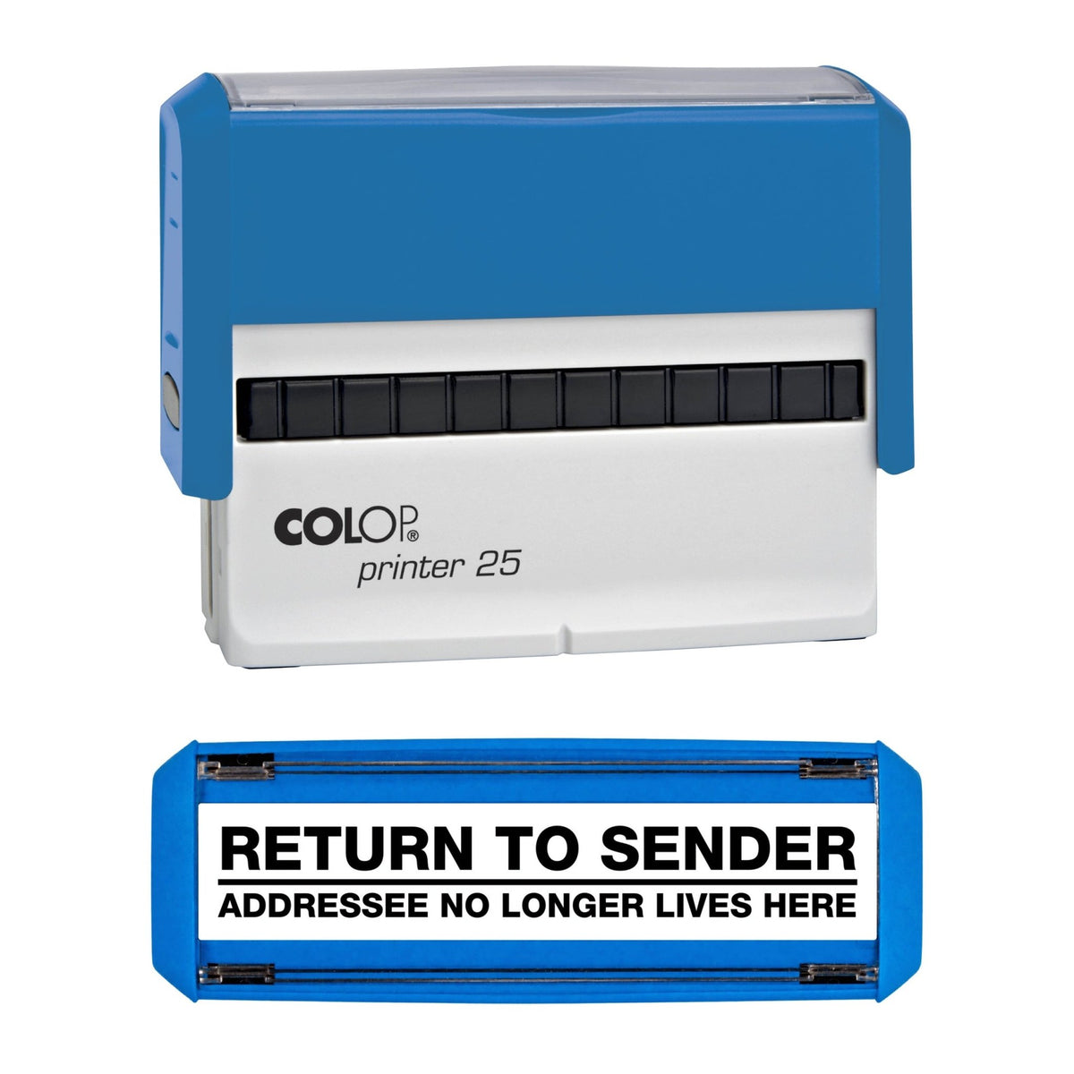 Return To Sender - Rubber Stamp - COLOP P25 - 75mm x 11mm Impression