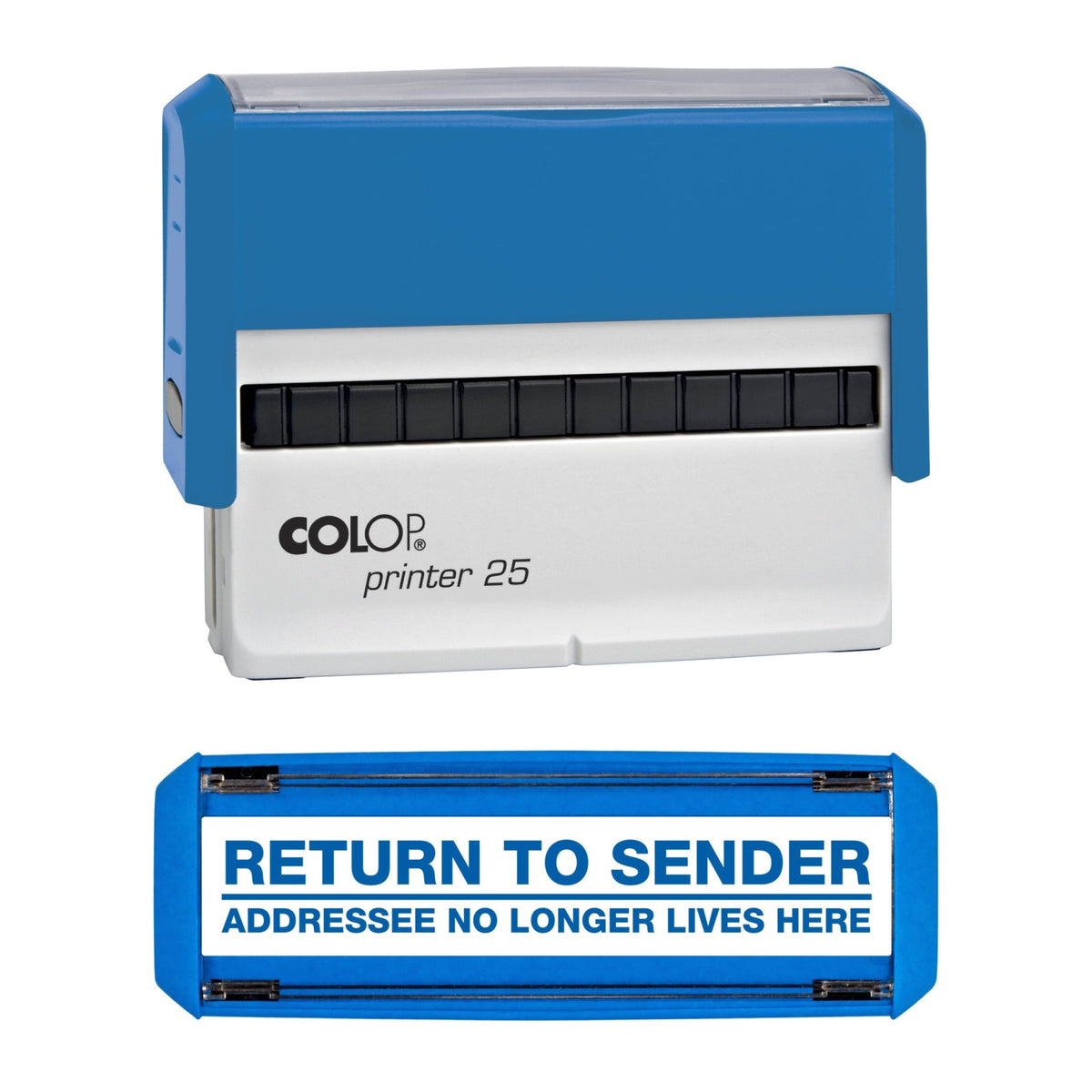 Return To Sender - Rubber Stamp - COLOP P25 - 75mm x 11mm Impression