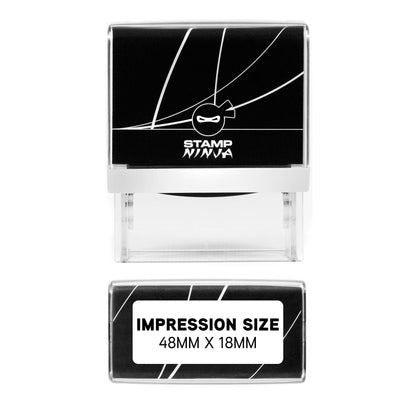 Return To Sender - This person is not known at this address - Self Inking - 45mm x 18mm