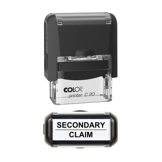 Secondary Claim Stamp, 37 x 12mm, COLOP C20