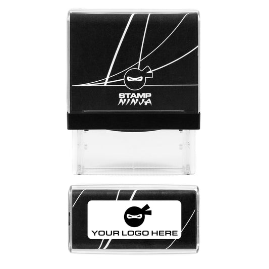 Custom Logo Stamp - Personalised - Upload Your Logo - 37mm x 12mm