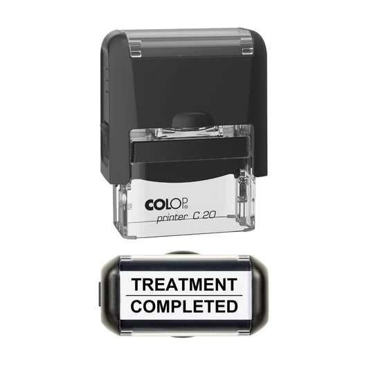 Treatment Completed Stamp, 37 x 12mm, COLOP C20