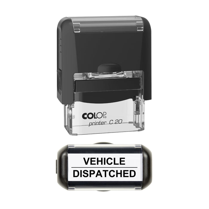 Vehicle Dispatched Stamp, 37 x 12mm, COLOP C20