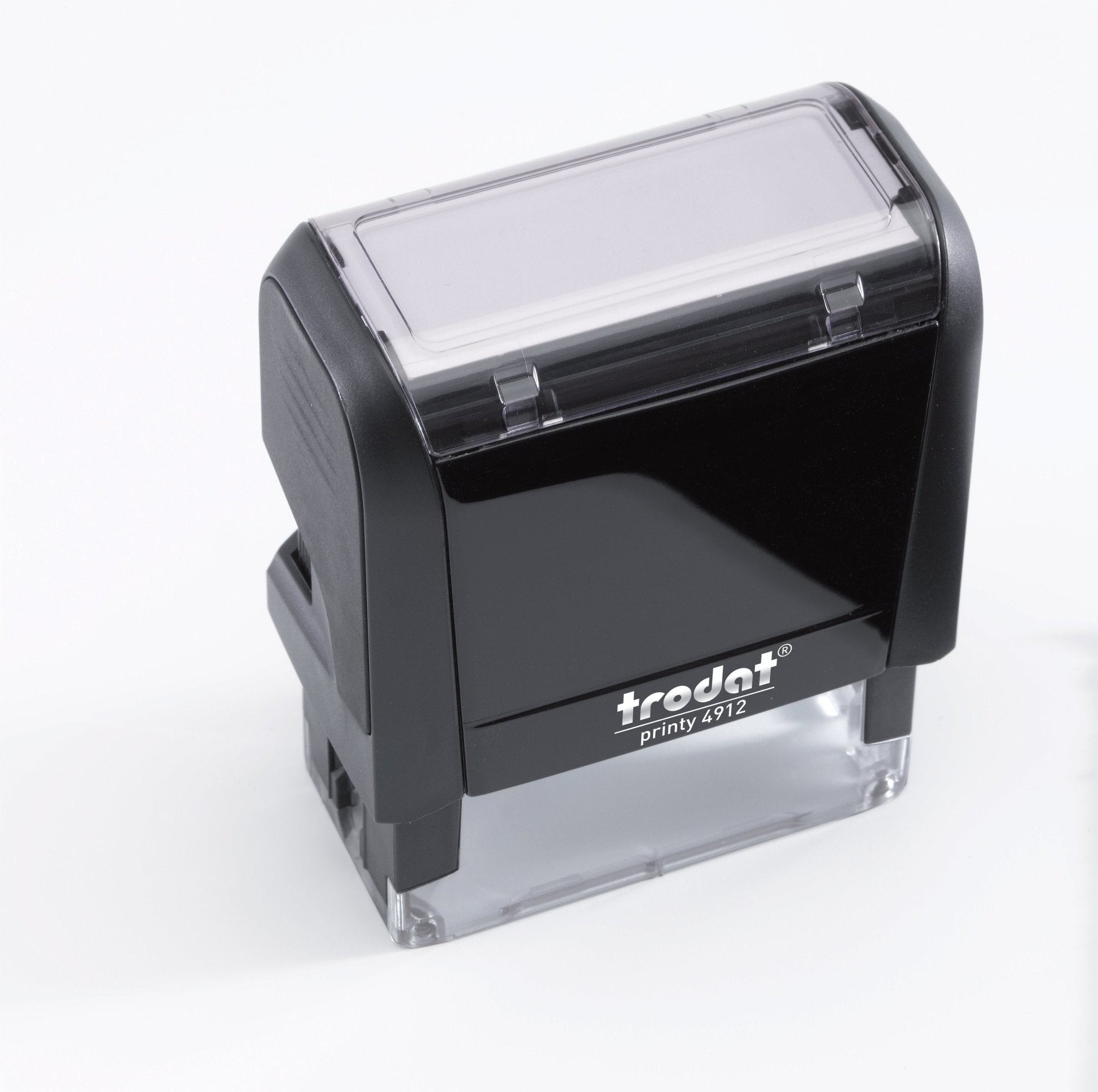 48 x 18mm - Custom Made Self - Inking Rubber Stamp - Up to 5 Lines of Personalised Text