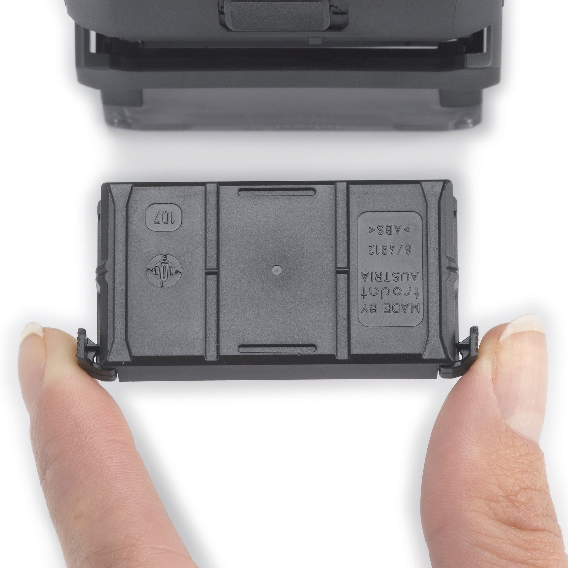 48 x 18mm - Custom Made Self - Inking Rubber Stamp - Up to 5 Lines of Personalised Text
