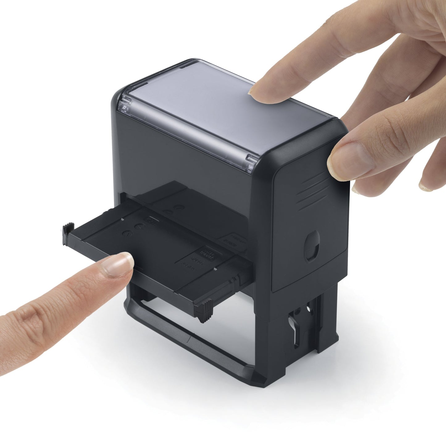 75 x 38mm - Premium Personalised Custom Made Extra Large Self-Inking Rubber Stamp - Up to 6 Lines of Customised Text