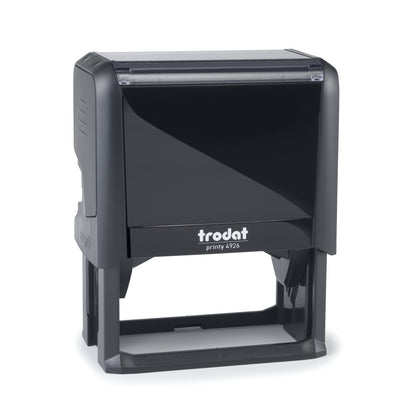 75 x 38mm - Premium Personalised Custom Made Extra Large Self - Inking Rubber Stamp - Up to 6 Lines of Customised Text
