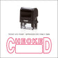 Checked Rubber Stamp - Trodat 4912 - 45mm x 18mm Impression