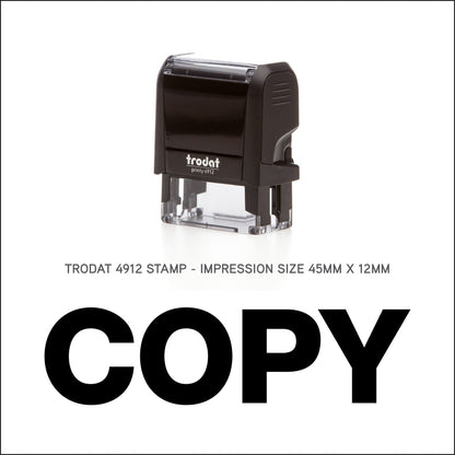 Copy - Rubber Stamp - Trodat 4912 - 45mm x 12mm Impression