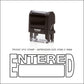 Entered With Box - Rubber Stamp - Trodat 4912 - 47mm x 18mm Impression