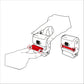 Fragile Handle With Care Rubber Stamp - Trodat 4912 - 45mm x 18mm Impression