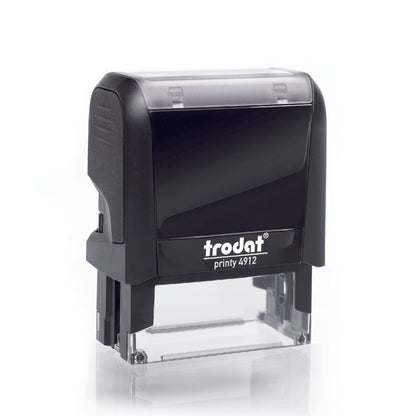 Fragile Handle With Care Rubber Stamp - Trodat 4912 - 45mm x 18mm Impression